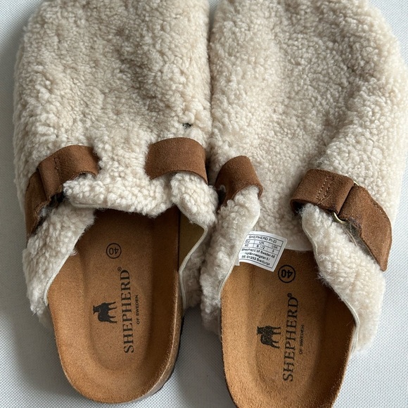 NWT Shepherd Of Sweden Roma Slippers - Creme - Picture 8 of 9